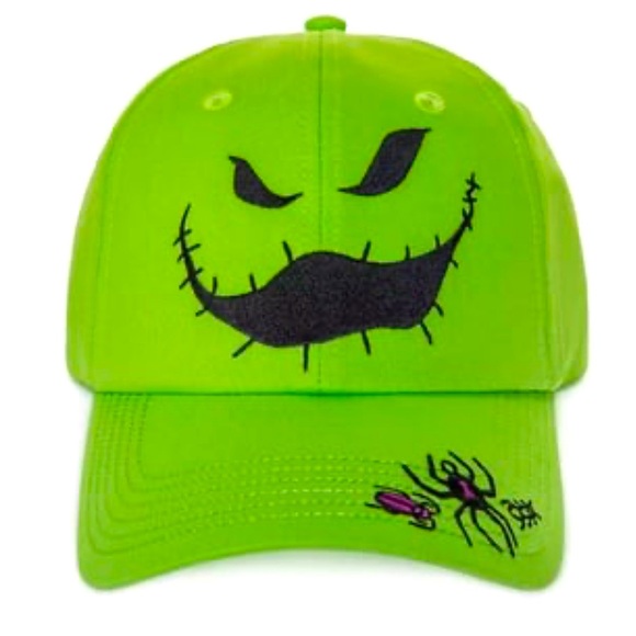 Disney Accessories - Disney Parks OOGIE BOOGIE “Nightmare Before Christmas” Green Baseball Hat NEW